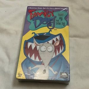 New never opened Tim Burton Family Dog vhs